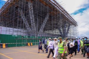 President Museveni touring Kampala City, Entebbe, and Munyonyo ahead of NAM - 25