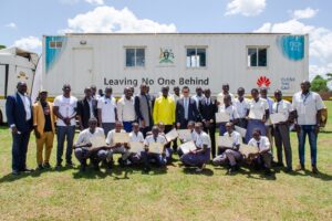 Group Photo with some beneficiaries Alebtong