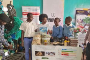 Dr. Monica Musenero Minister of Science Technology and Innovation hailed St.Kizito High School Namugongo for promoting science and innovations