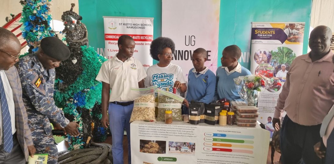 Dr. Monica Musenero Minister of Science Technology and Innovation hailed St.Kizito High School Namugongo for promoting science and innovations