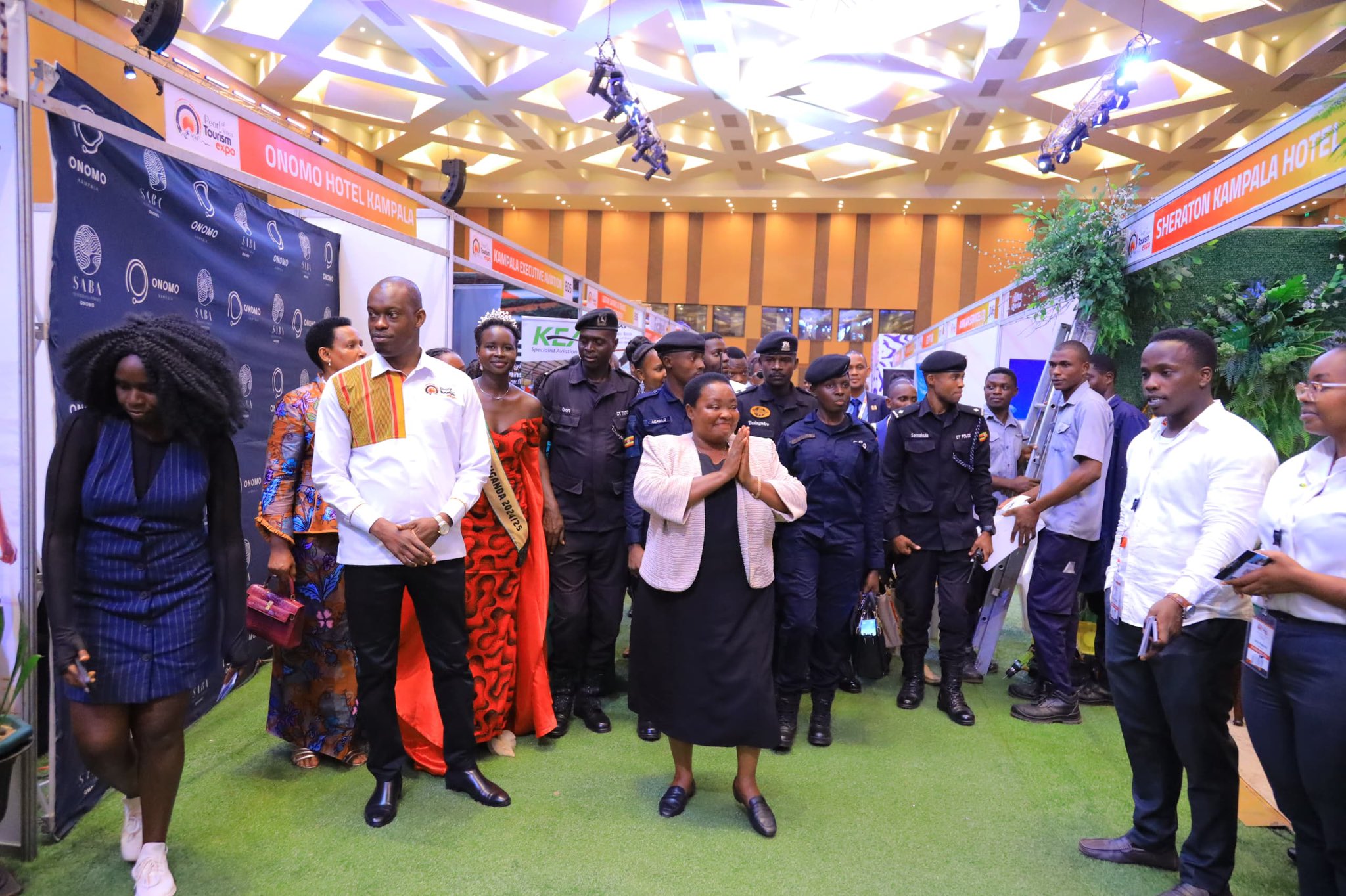 At the opening of the Pearl of Africa Tourism Expo (POATE) 2025 (1)