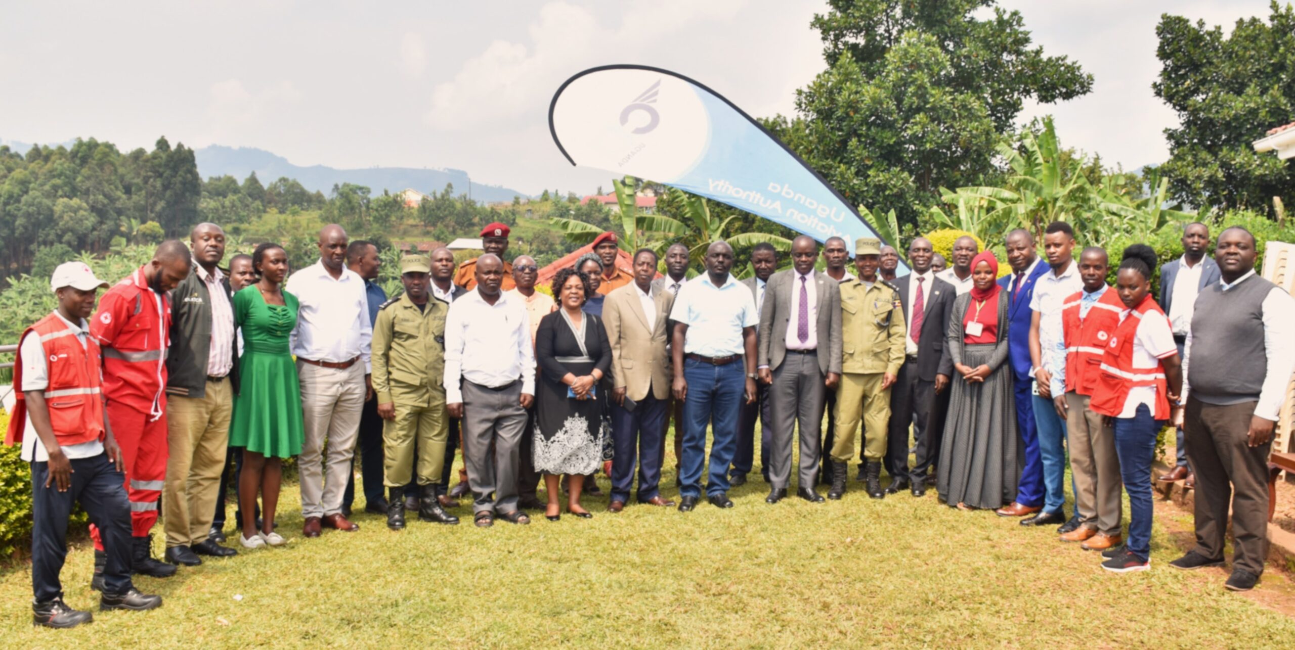 Participants of the search and rescue workshops from south western districts of Uganda