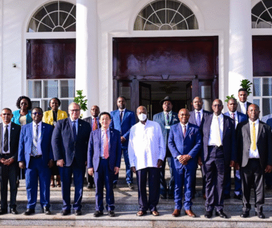 President Museveni with FAO DG