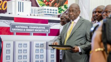 Hon. Mwebase launching the National Cooperative 22