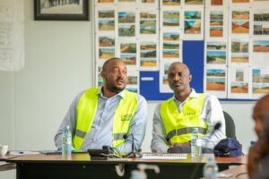 PSST Ramathan Ggoobi with the Executive Director Uganda Investment Authority Robert Mukiza