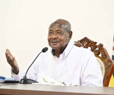President Yoweri Museveni addressing the nation